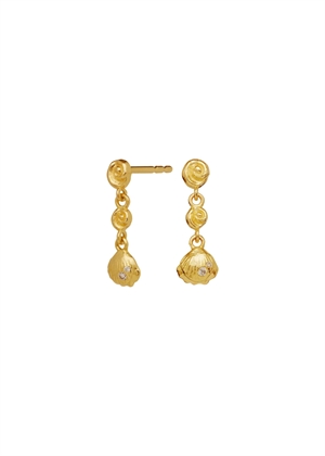 Andrina earrings Forgyldt Maanesten 